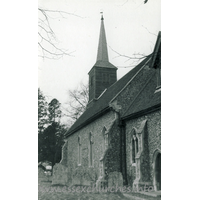 St Michael & All Angels, Roxwell Church – Postcard 1: Dated 1966. One of a set of photos obtained from Ebay. Photographer and copyright details unknown.