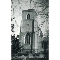 St Andrew, Shalford Church – Postcard 1: Dated 1964. One of a set of photos obtained from Ebay. Photographer and copyright details unknown.