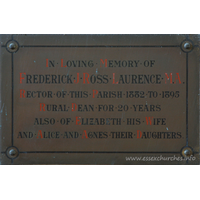 St Peter, Great Birch Church – Monument 9