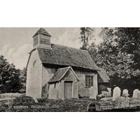St Nicholas, Hazeleigh Church – Postcard 1: A Fred Spalding postcard.