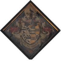 St Mary & All Saints, Lambourne Church – Hatchment 2