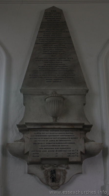 St Mary & All Saints, Lambourne Church – Entirely in Latin.