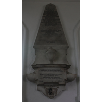 St Mary & All Saints, Lambourne Church – Monument 4: Entirely in Latin.