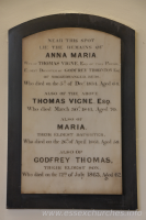 St Mary, Woodford Church – Monument 12