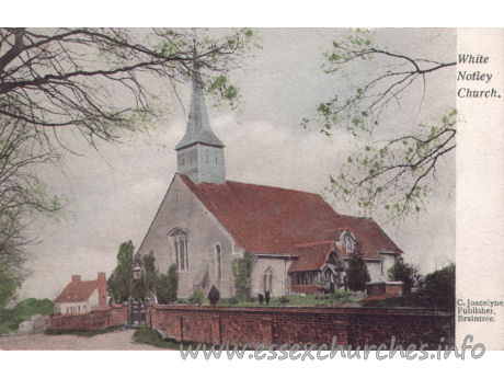 St Etheldreda, White Notley Church - Postcard - C. Joscelyne, Publisher, Braintree.