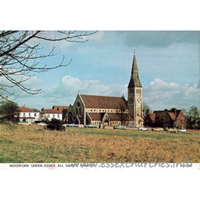 All Saints, Woodford Green Church - Postcard by Judges Limited, Hastings, England