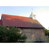 All Saints, Vange Church - And a similar view, before restoration work was commenced.
