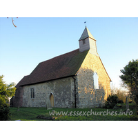 All Saints, Vange Church - The church, as it is today, from the Northwest.
