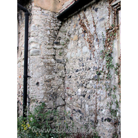 All Saints, Vange Church - The extent of the decaying fabric of the church is evident 
here ...
