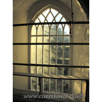 All Saints, Vange Church - The West window, as seen from the West gallery.


