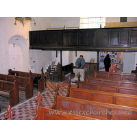 All Saints, Vange Church - The view from the pulpit.


