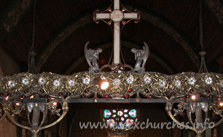 St Mary the Less, Great Warley Church - This is a very poor shot of a very fine screen. I will 
endeavour to return to Great Warley to get some better pictures of this.


