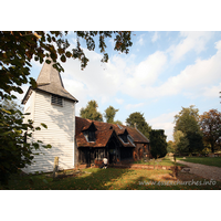 St Andrew, Greensted Church - This shot shows what is so special about St Andrew's. The nave walls are constructed split logs, with wooden tongues holding them together. Recent dendrochronological findings have placed the construction of the nave to around 1060AD, just prior to the Norman conquest. This means that this church is The Oldest Wooden Church in the World, and The Oldest Standing Wooden Building in Europe.