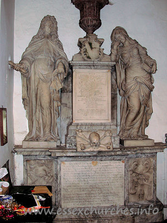 St Peter & St Paul, Dagenham Church - 




Monument to Sir Richard Alibon - 1688.

