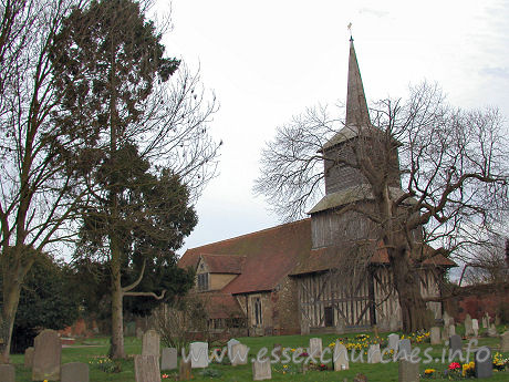St Laurence, Blackmore Church - Carlsberg don't make timber church towers ...
but if they did ...
they'd be the best timber church towers in the world!