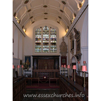 St Margaret, Barking Church - The east end of the chancel is the oldest part of this church, 
shown by it's side lancet windows.
