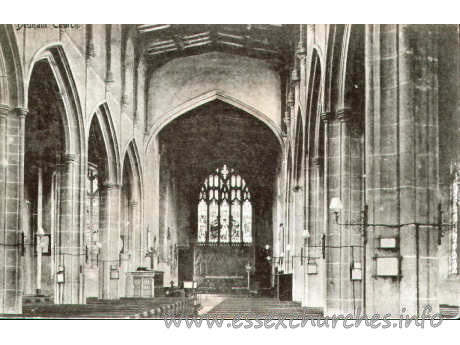 St Mary the Virgin, Dedham Church - Postcard by Fredk. Artis, Dedham