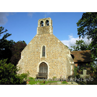 St Mary (Old Church), Frinton-on-Sea Church - The bellcote was part of the original village church, and was in existence 
before the extension of 1879.