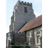 St Nicholas, Canewdon Church - 


From Pevsner: "Considering the part of Essex where it stands, an unusually stately church."












