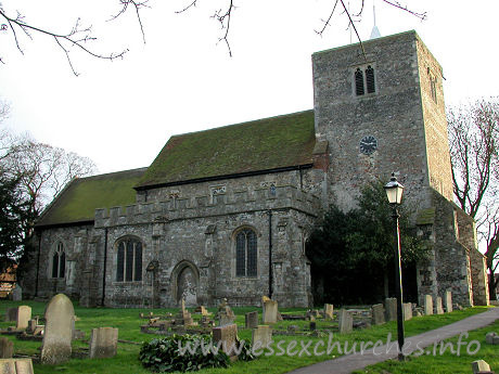 , South%Benfleet Church - 


"A biggish church, as churches in this part of the county go.&quot - Pevsner













