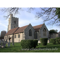 St Clement, Leigh-on-Sea Church - For Mum & Dad.
This view from the south-east shows the C19 south aisle and 
chancel.
