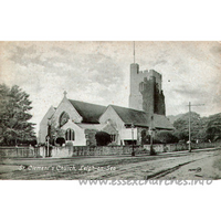 St Clement, Leigh-on-Sea Church - Postcard - Valentine's Series.