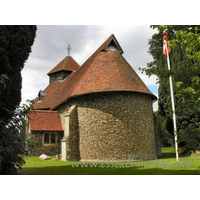 St John the Baptist, Little Maplestead Church - The apsidal E end of the church.

