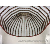 St John the Baptist, Little Maplestead Church - The chancel roof.

