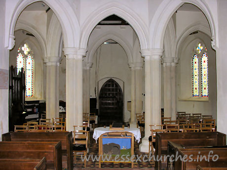 St John the Baptist, Little Maplestead Church - The rotunda that takes the place of the nave.

