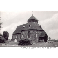 St John the Baptist, Little Maplestead Church - Postcard by Cranley Commercial Calendars, Ilford, Essex.
