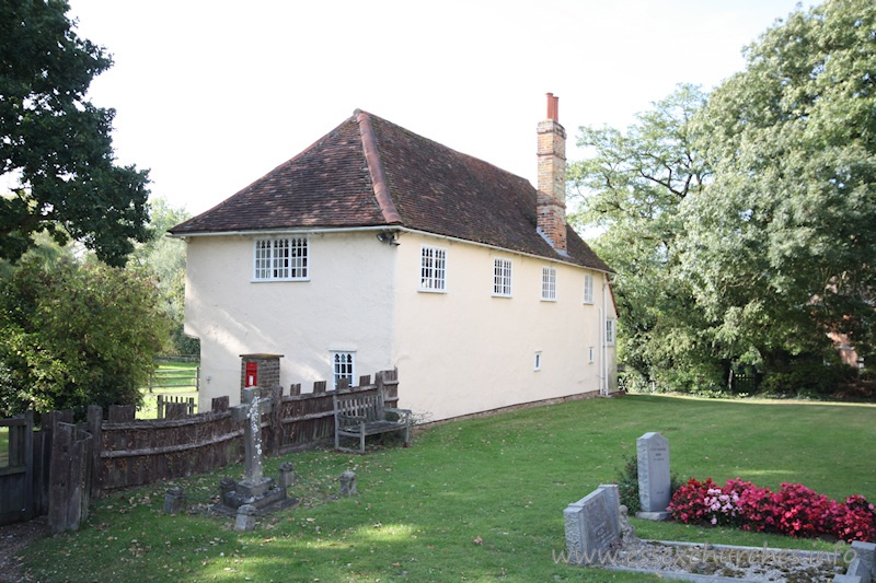 St Mary the Virgin, Matching Church - The marriage feast room - late C15. Built, according to Philip Morant, 'for the entertainment of poor people on their wedding day'.
