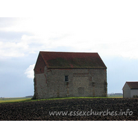 St Peter-on-the-Wall, Bradwell-juxta-Mare  Church - The N side of the chapel, from the entrance to the Othona 
community.
