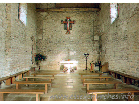 St Peter-on-the-Wall, Bradwell-juxta-Mare  Church - Postcard Copyright - St Peter's Chapel Commitee
Photo by Mick Ball L.R.P.S.