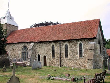 St Mary the Virgin, North Shoebury Church - This church means a lot to several family and friends of mine.
These pages are dedicated to the following (in alphabetical 
order by surname):

	
	Gary & Emma
	
	Peter Cackett Jnr
	
	Peter Cackett Snr
	
	Alan Davis
	
	James Davis
	
	Karen Davis
	
	Laura Davis
	
	Ryan Davis
	
	Helen Whitworth

north shoebury St Mary The chancel, seen here from the outside 
is C13, as is the now demolished south aisle, though this was slightly later 
that century. The arcades to the demolished south aisle can be clearly seen to 
the left of the picture.
