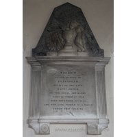 St Mary the Virgin, North Shoebury Church - Sacred to the memory of Elizabeth, relict of the late Captn Jones, of the Royal Artillery. Born October 3rd 1749. Died November 16th 1846. And now lies buried in a vault under this chancel.