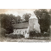 St Mary the Virgin, North Shoebury Church - Postcard - Published by H.J. Adey, Shoeburyness