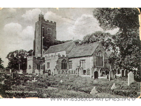 St Andrew, Rochford Church - Postcard - Summerfield's Series, Prittlewell