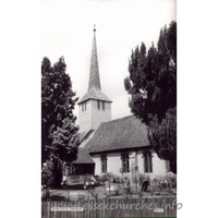 St Mary the Virgin, Shenfield Church - Postcard by Cranley Commercial Calendars, Ilford, Essex.