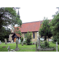 Holy Trinity, Southchurch Church - The original Norman church, seen here, was firstly restored by W. Slater between 1855 and 1857, before subsequent enlargement of the church as a whole.
