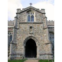 St John the Baptist, Thaxted Church - The south porch.

