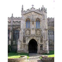 St John the Baptist, Thaxted Church - The north porch.

