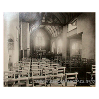 All Saints, East Horndon Church - Not a postcard, but a shot of an original image within the church itself.