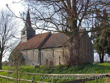 , Aythorpe%Roding Church - Both the nave and chancel of this church are C13, but are, according to Pevsner, much renewed.