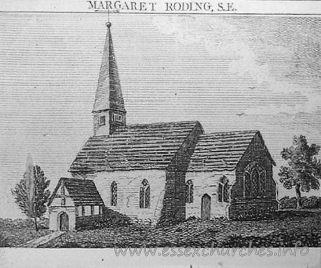 St Margaret, Margaret Roding Church - Supplied by Linda Lees.
From a photo displayed in the church.