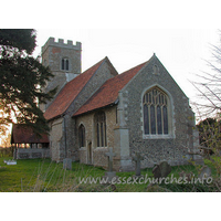 St Botolph, Beauchamp Roding Church - We reached Beauchamp Roding towards the end of an afternoon in which I had planned to 'do' all of the Rodings. The tower seen in this image is fortunate to still be standing. When Pevsner first visited this church, it was in an extremely precarious state.