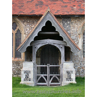 St Botolph, Beauchamp Roding Church - South porch.