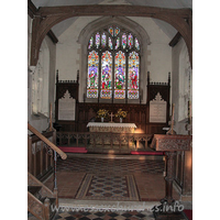 St Botolph, Beauchamp Roding Church - The chancel itself, feeling and looking very complete, with all parts in perfect compliment to one another.