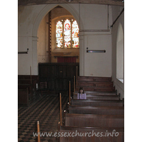 St Botolph, Beauchamp Roding Church - Only one person turned up for my service. And that was Julie, trying her hardest to suppress a cheesy grin!!