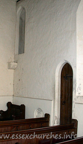 , Beauchamp%Roding Church - With all the other restrictions imposed by the EC, and the Labour Nanny State, I'm surprised that churches have not been forced to cover up these rood stair access doors with wire meshing or something. I'm glad they haven't.