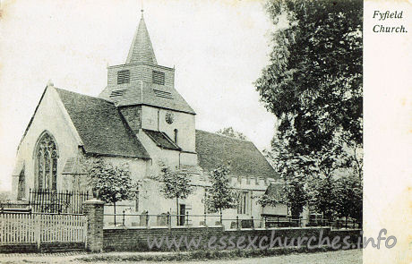 St Nicholas, Fyfield Church - 


A. L. Hartley, Fyfield.










